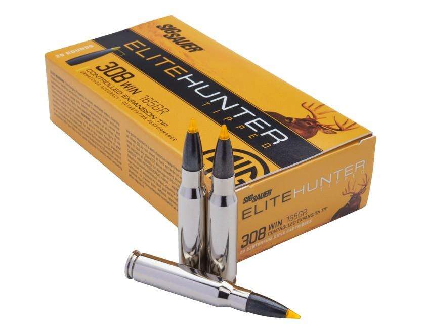 Ammunition Sig Sauer Ready Series 308Win AMMO 308 WIN 165GR ELITE TIPPED HUNTING BOX/20